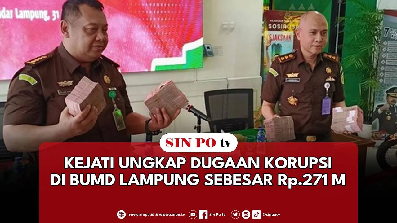 Kejati Ungkap Dugaan Korupsi Di BUMD Lampung Sebesar Rp.271 M