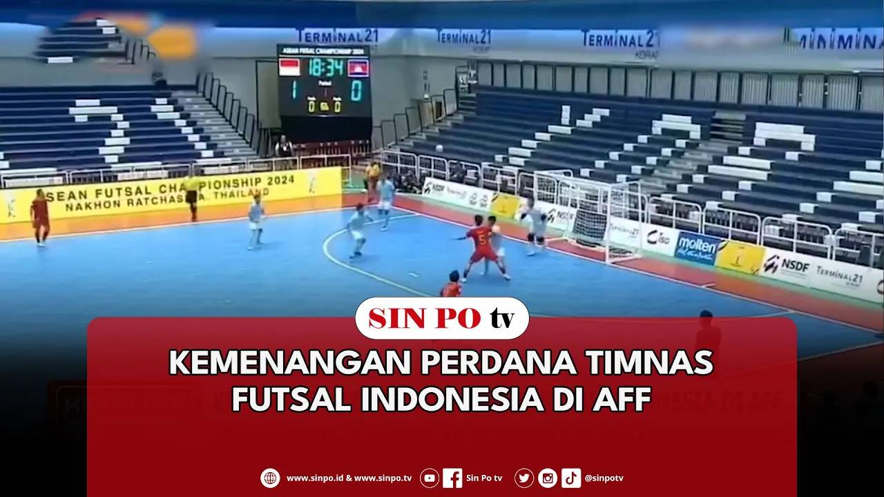 Kemenangan Perdana Timnas Futsal Indonesia Di AFF