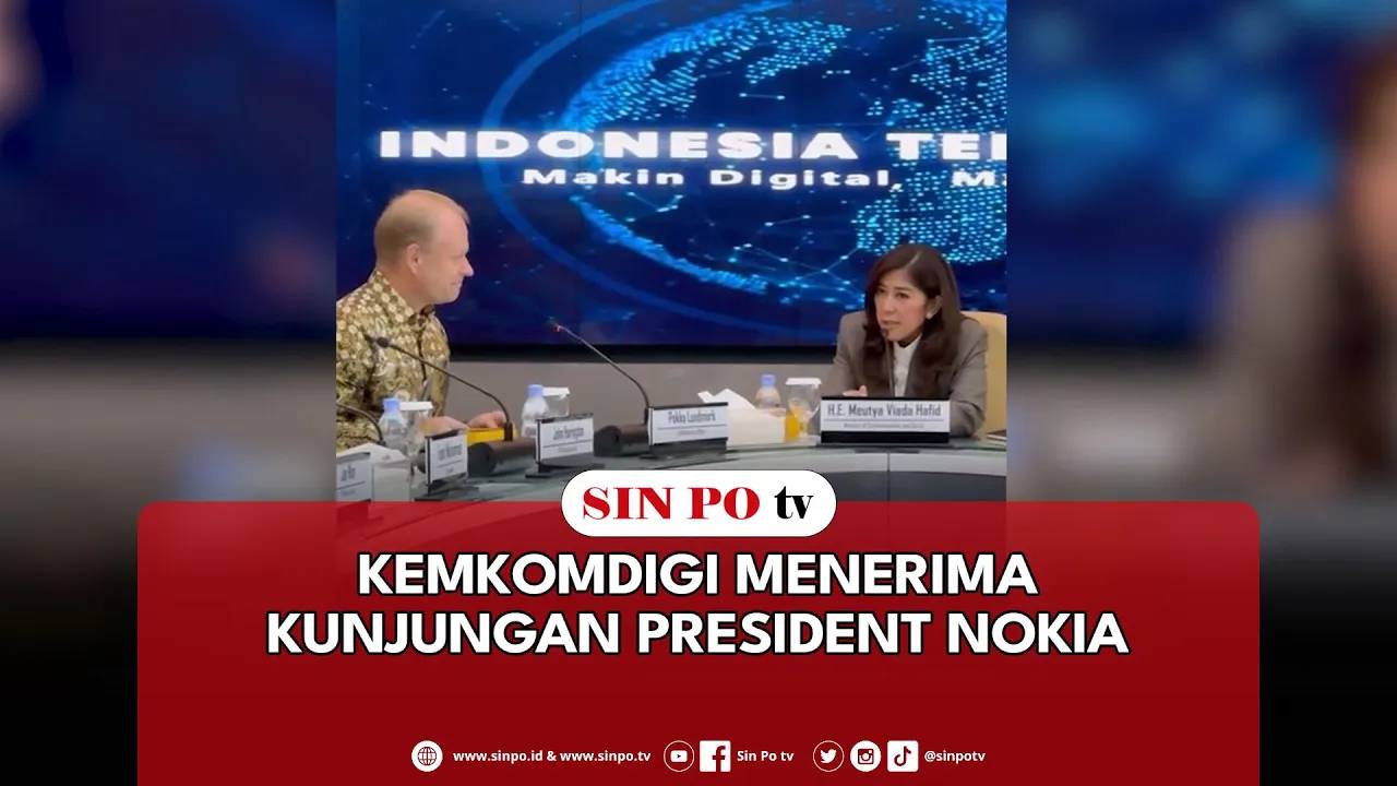 Kemkomdigi Menerima Kunjungan President Nokia
