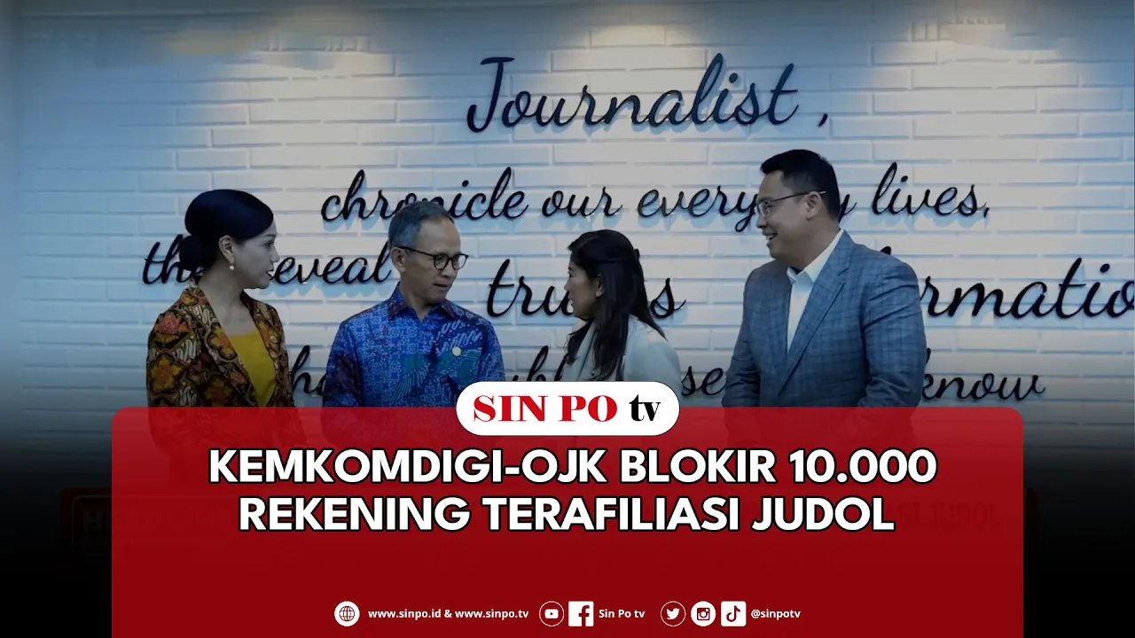 Kemkomdigi-OJK Blokir 10.000 Rekening Terafiliasi Judol