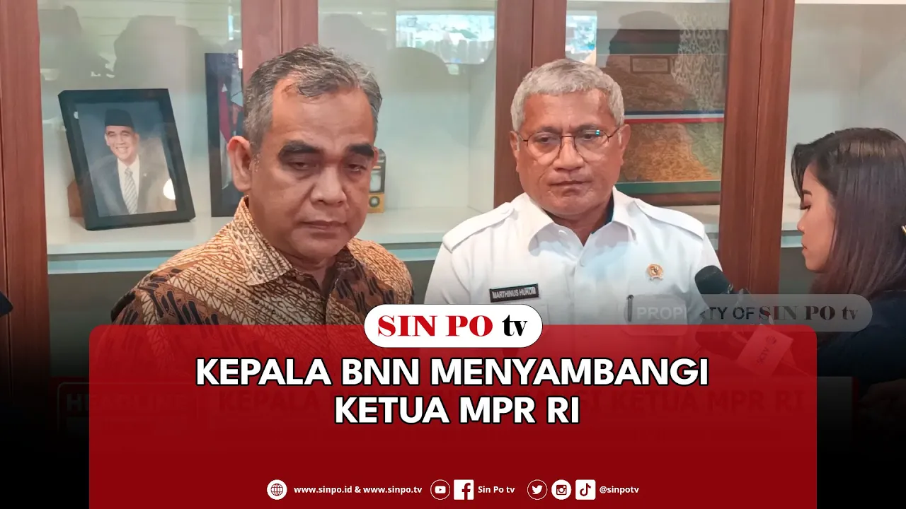 Kepala BNN Menyambangi Ketua MPR RI