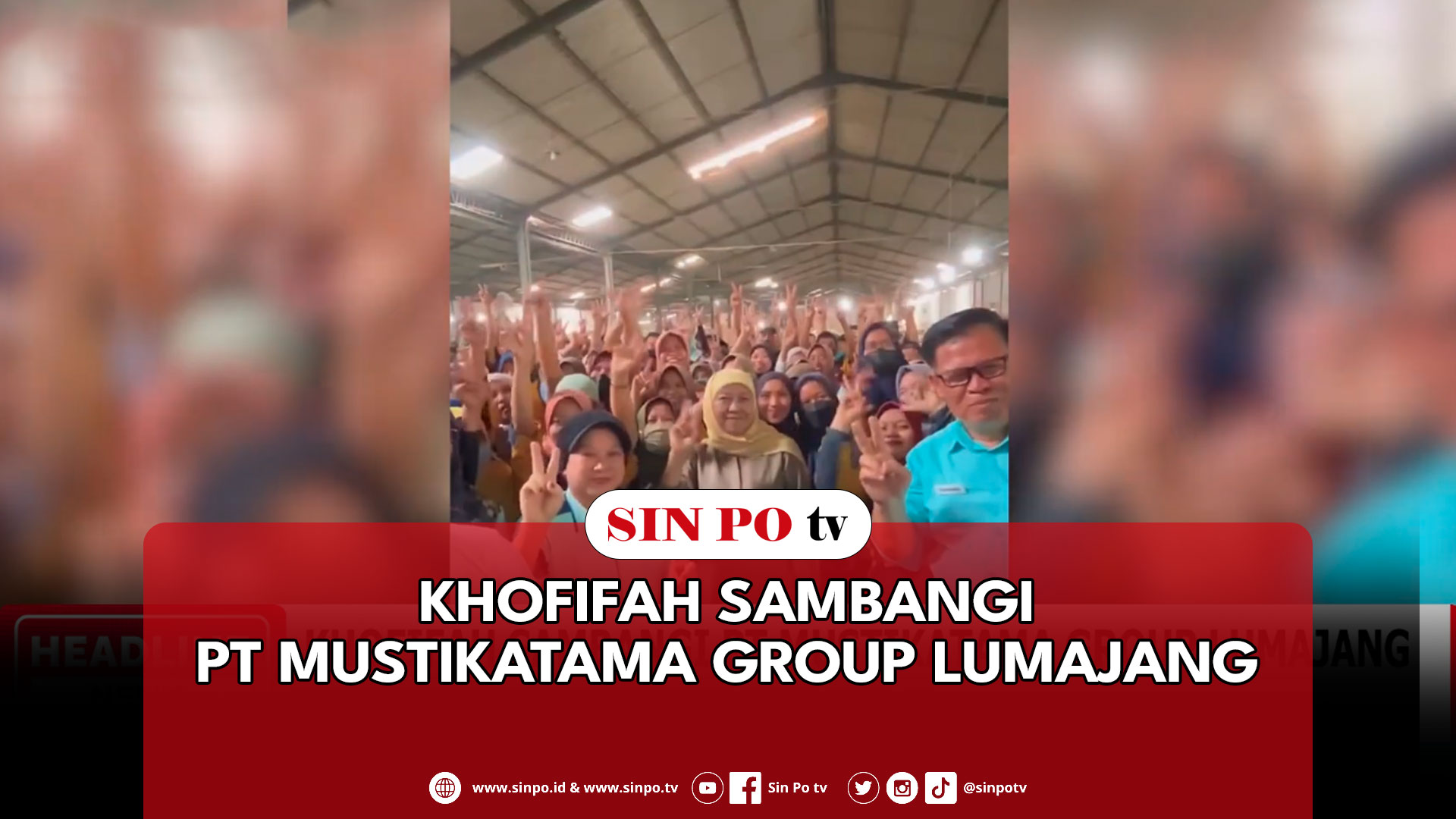 Khofifah Sambangi PT Mustikatama Group Lumajang