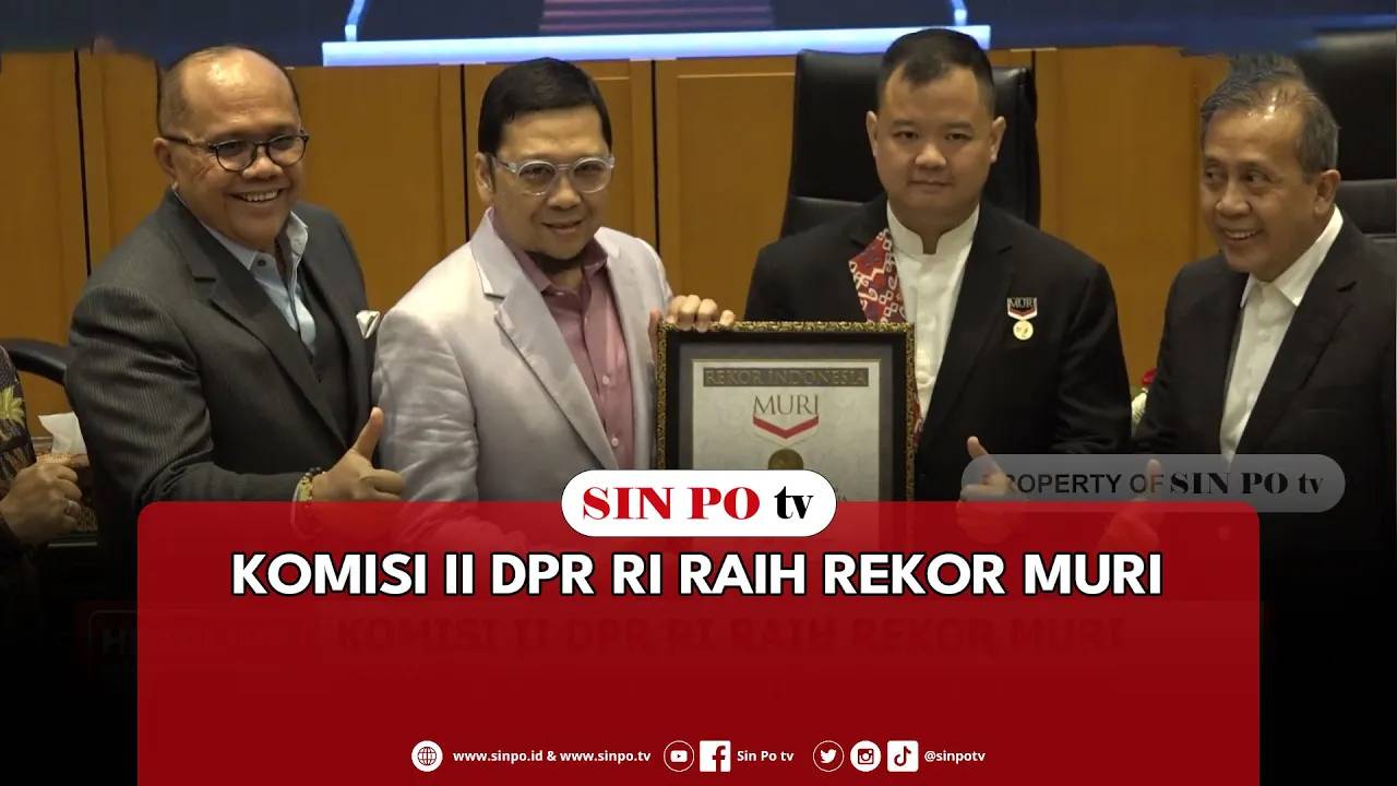 Komisi II DPR RI Raih Rekor Muri