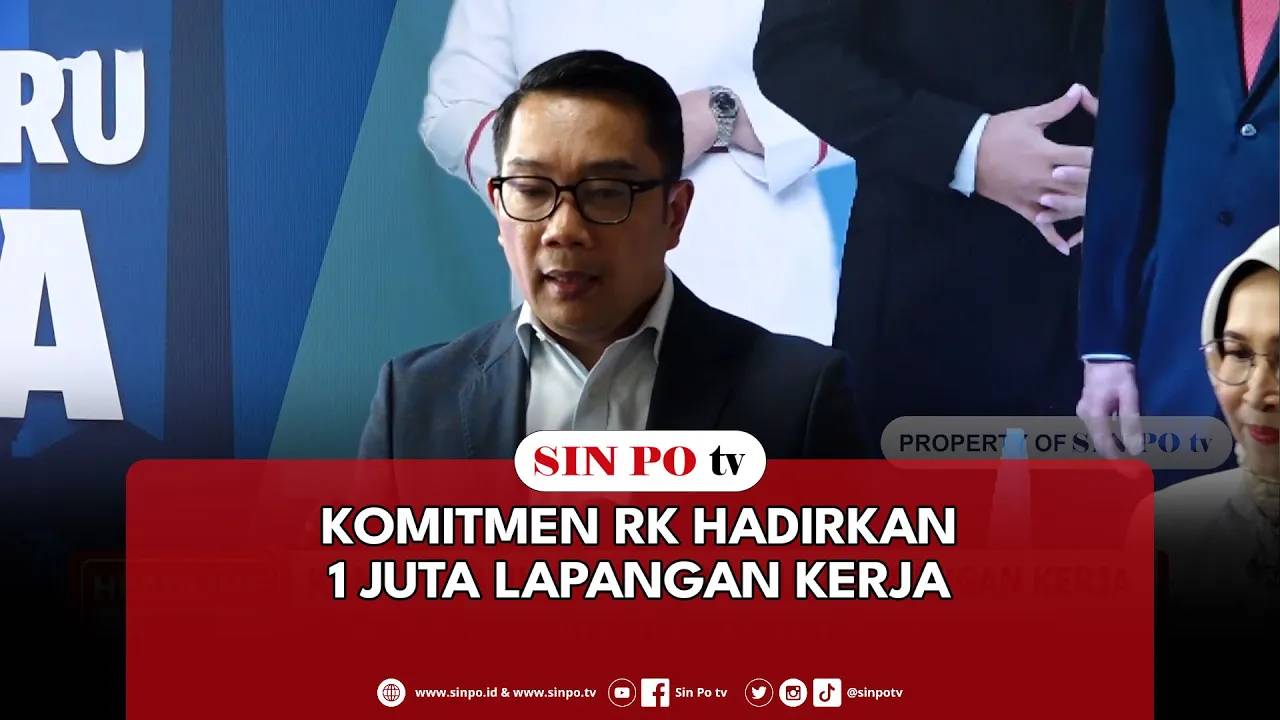 Komitmen RK Hadirkan 1 Juta Lapangan Kerja