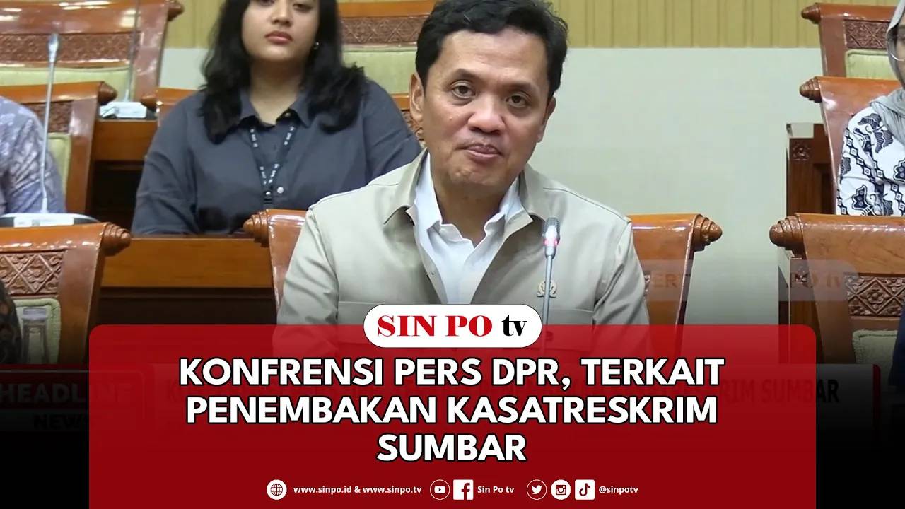 Konfrensi Pers DPR, Terkait Penembakan Kasatreskrim Sumbar