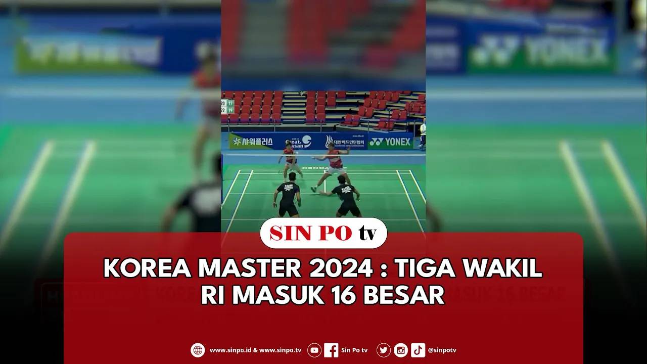 Korea Master 2024 : 3 Wakil RI Masuk 16 Besar