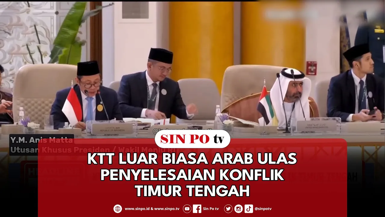 KTT Luar Biasa Arab Ulas Penyelesaian Konflik Timur Tengah