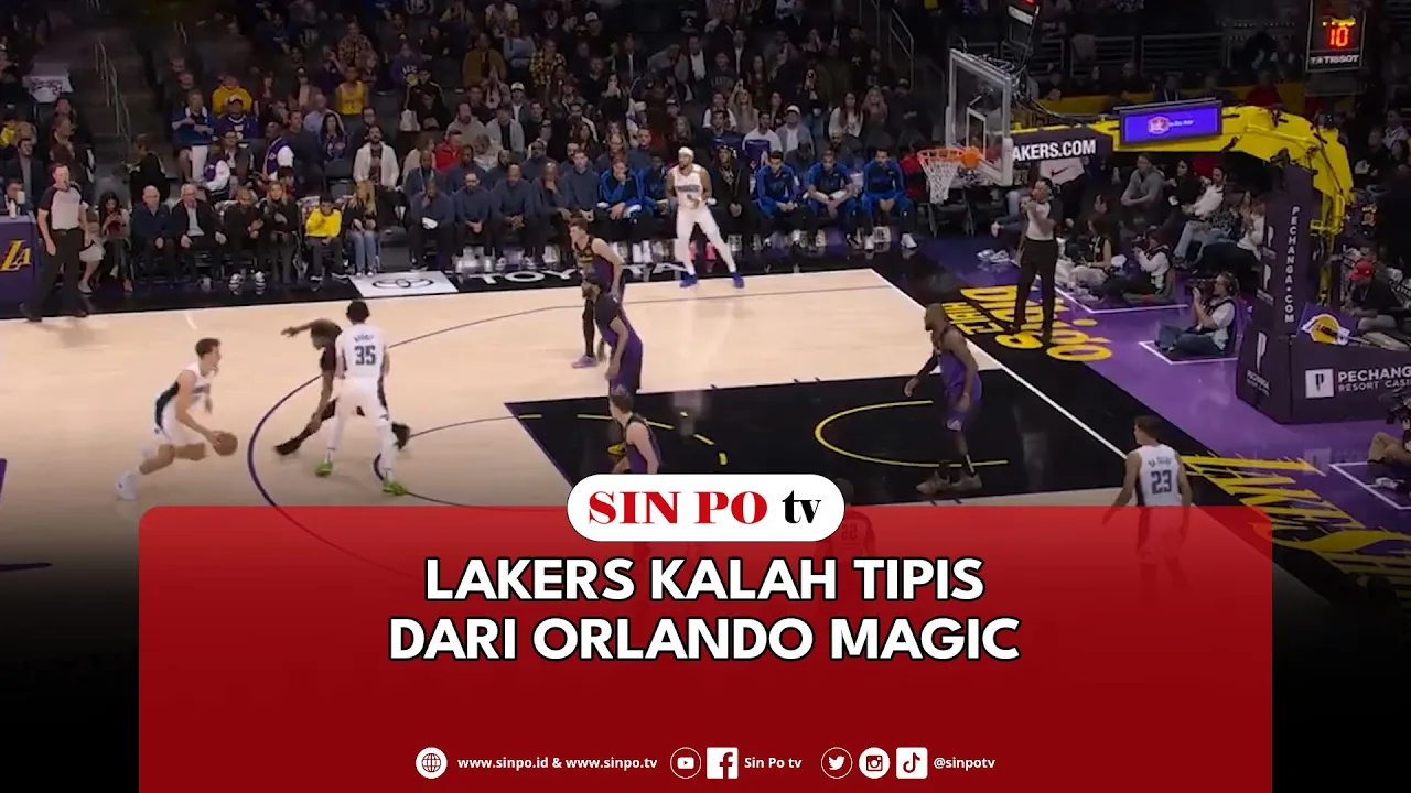 Lakers Kalah Tipis Dari Orlando Magic