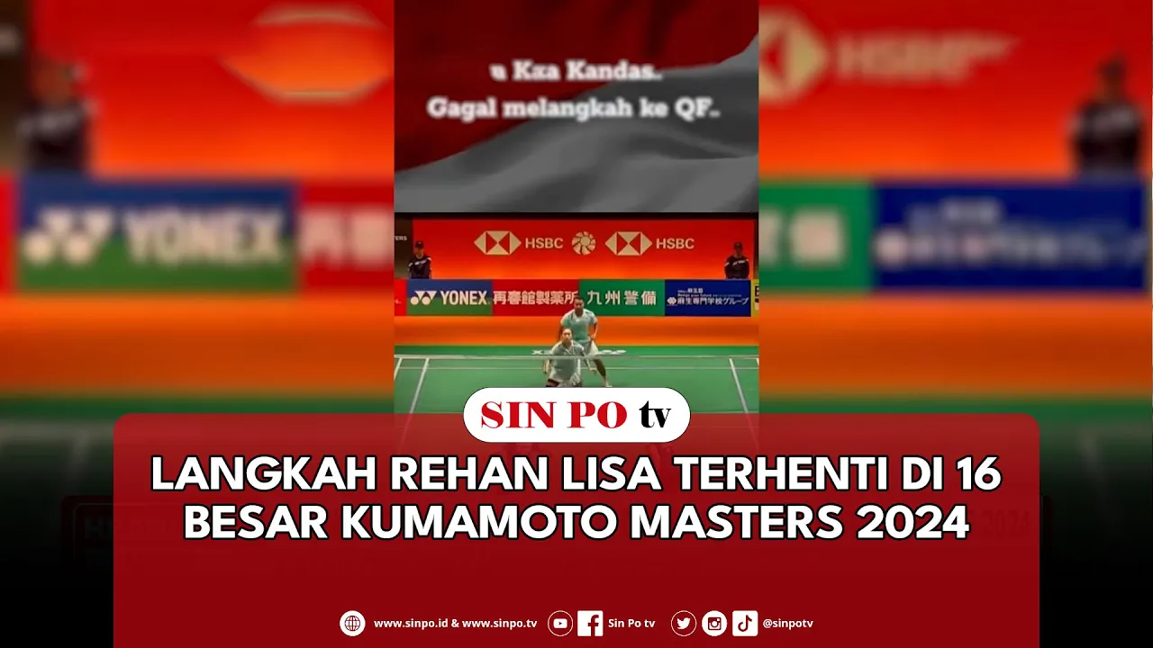 Langkah Rehan Lisa Terhenti Di 16 Besar Kumamoto Masters 2024