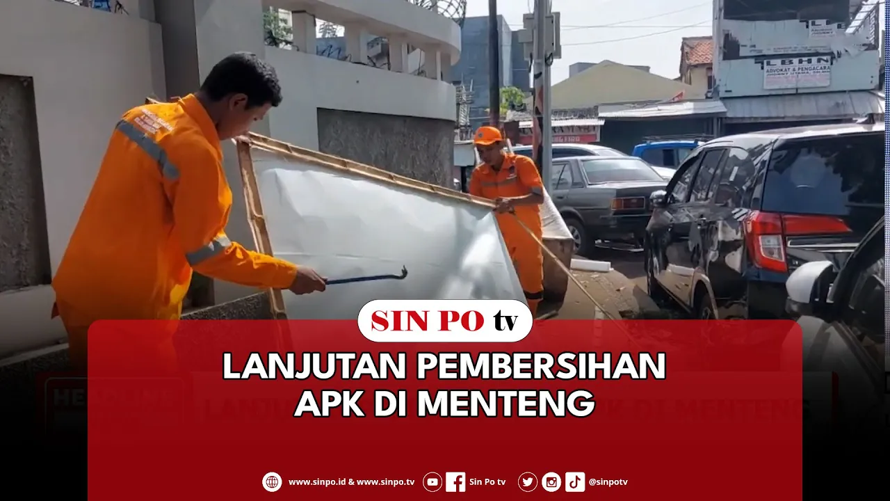 Lanjutan Pembersihan APK Di Menteng