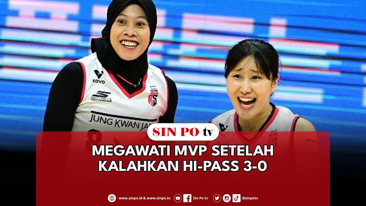 Megawati MVP Setelah Kalahkan Hi-Pass 3-0