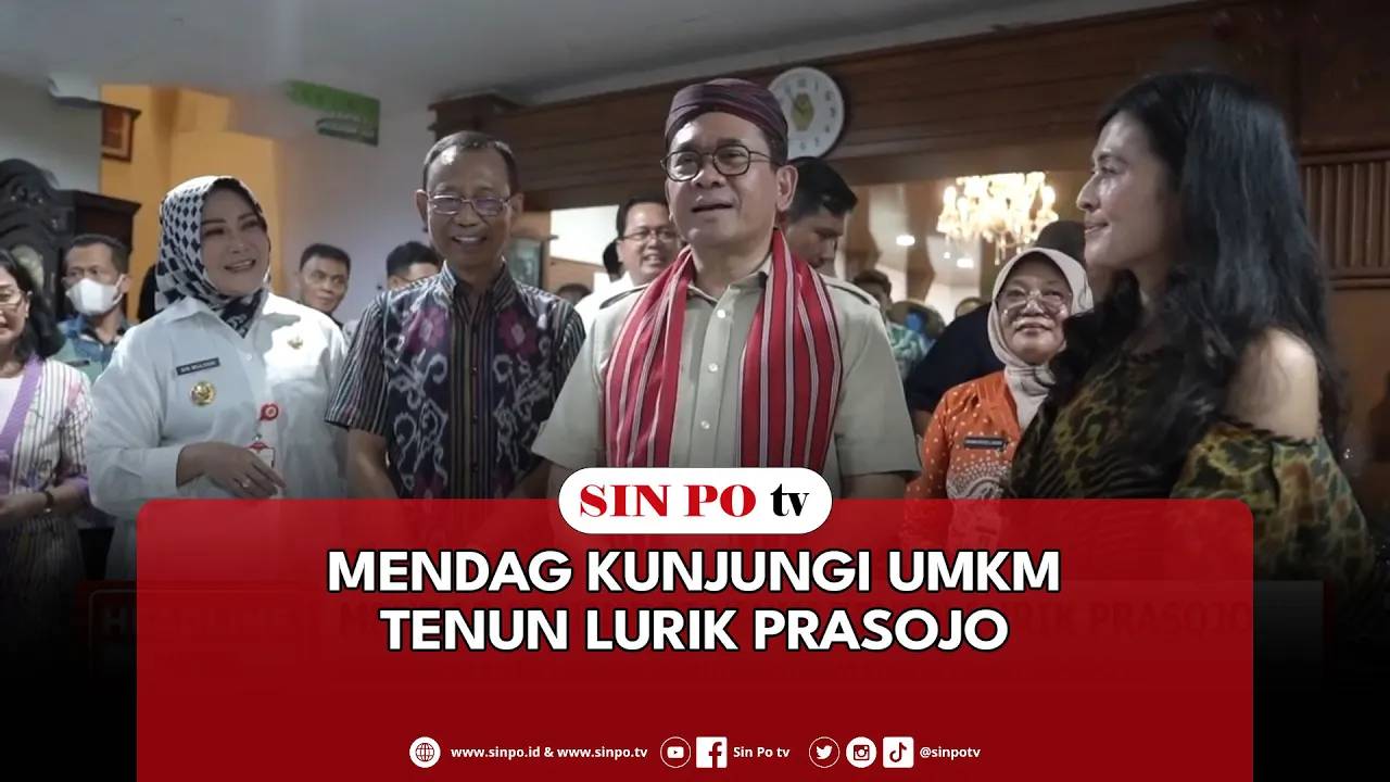 Mendag Kunjungi UMKM Tenun Lurik Prasojo