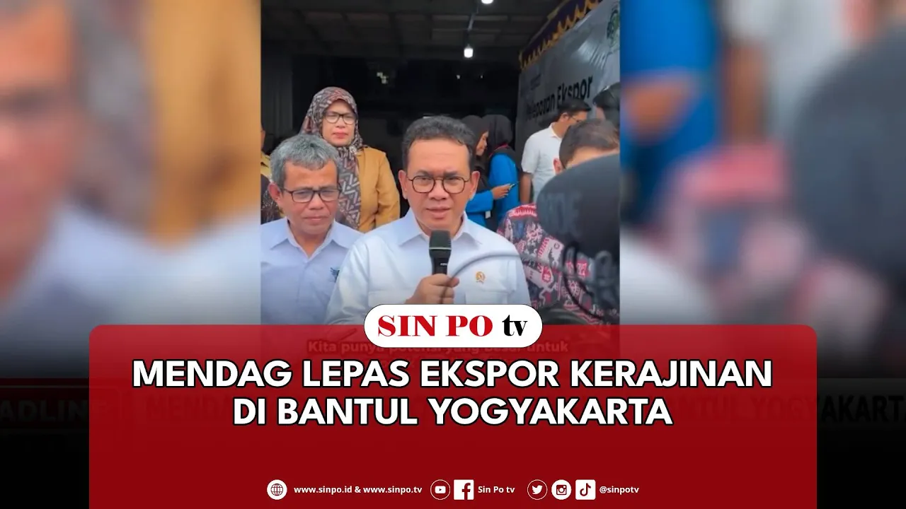 Mendag Lepas Ekspor Kerajinan Di Bantul Yogyakarta