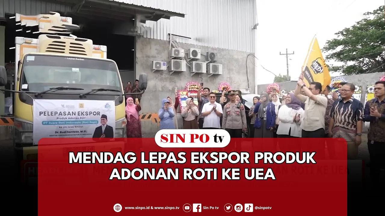 Mendag Lepas Ekspor Produk Adonan Roti Ke UEA