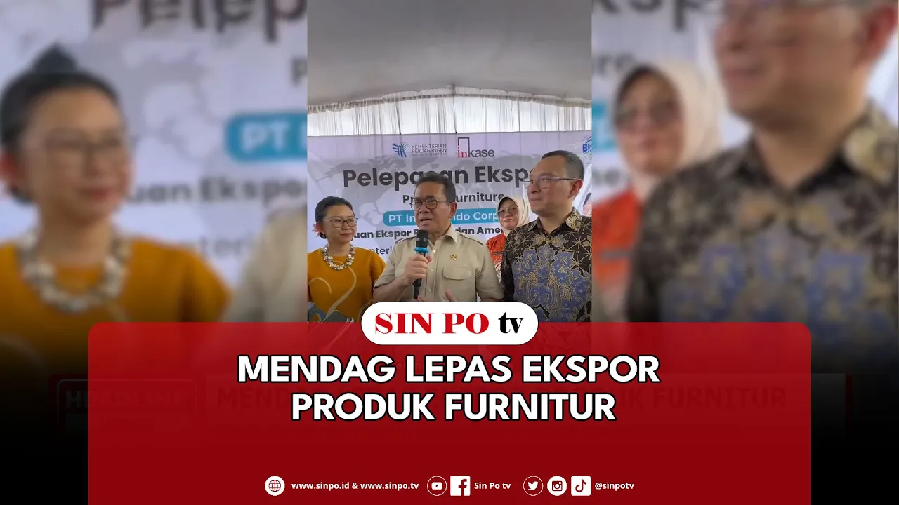 Mendag Lepas Ekspor Produk Furnitur