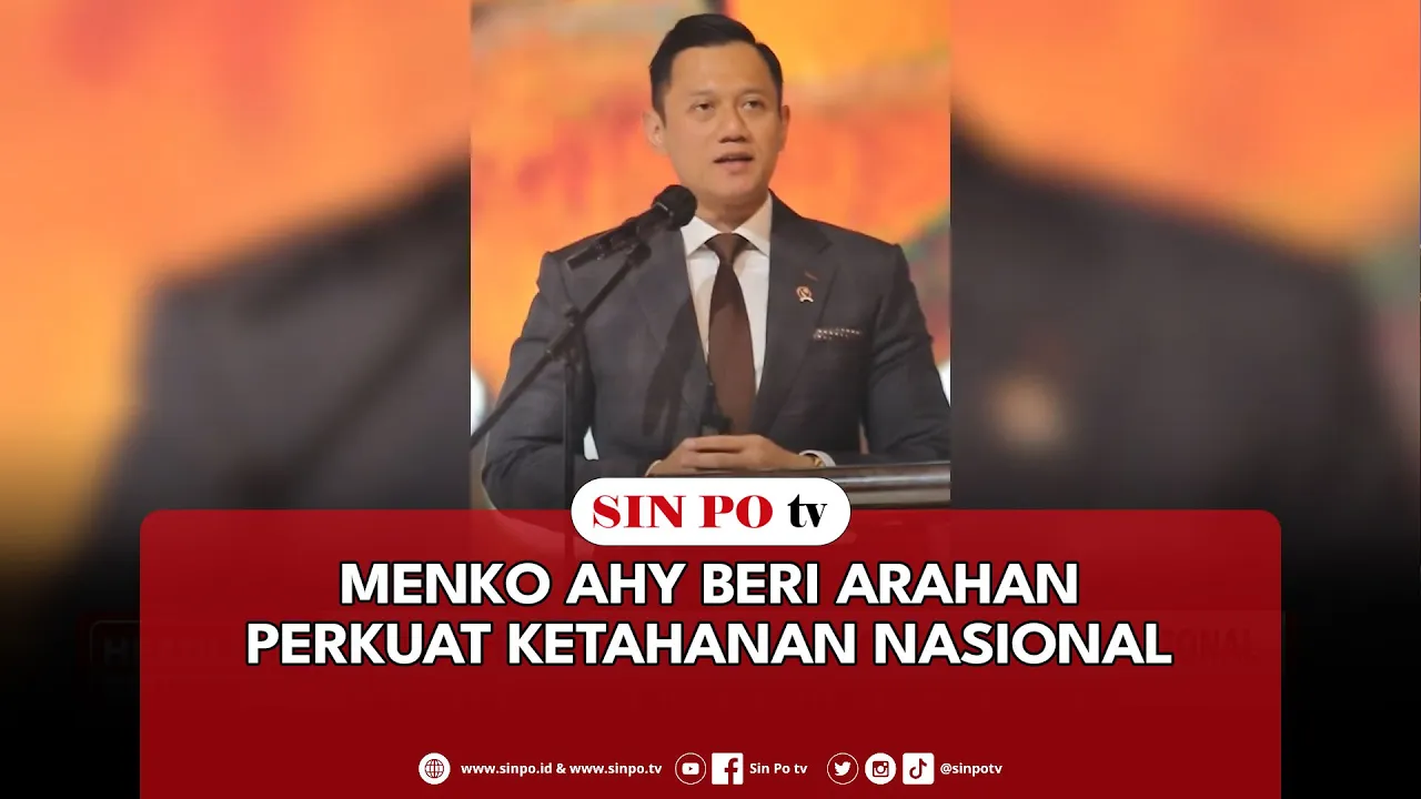 Menko AHY Beri Arahan Perkuat Ketahanan Nasional