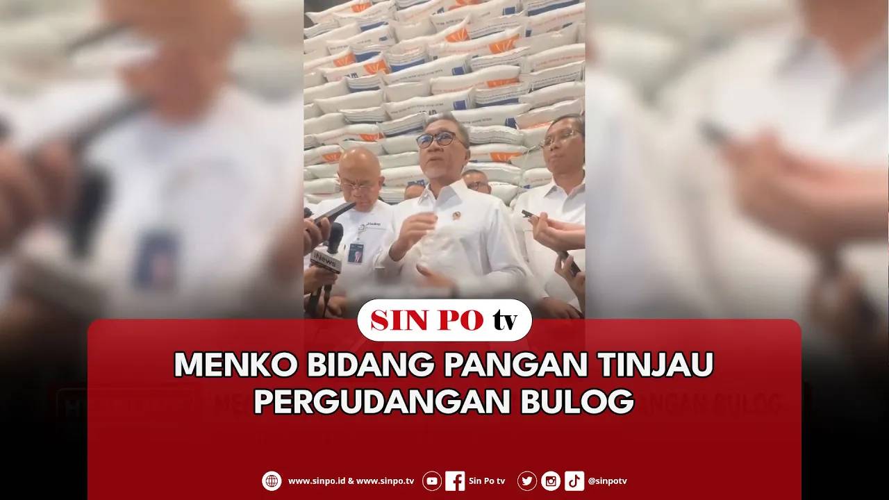 Menko Bidang Pangan Tinjau Pergudangan Bulog
