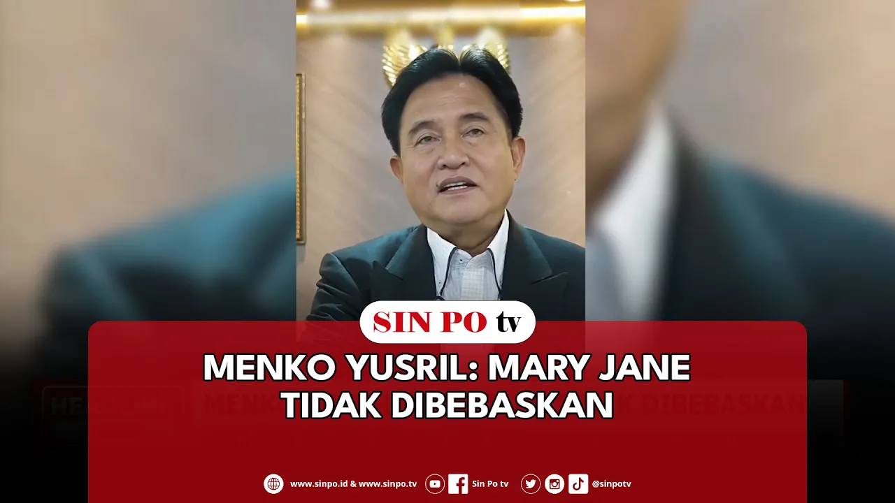 Menko Yusril: Mary Jane Tidak Dibebaskan