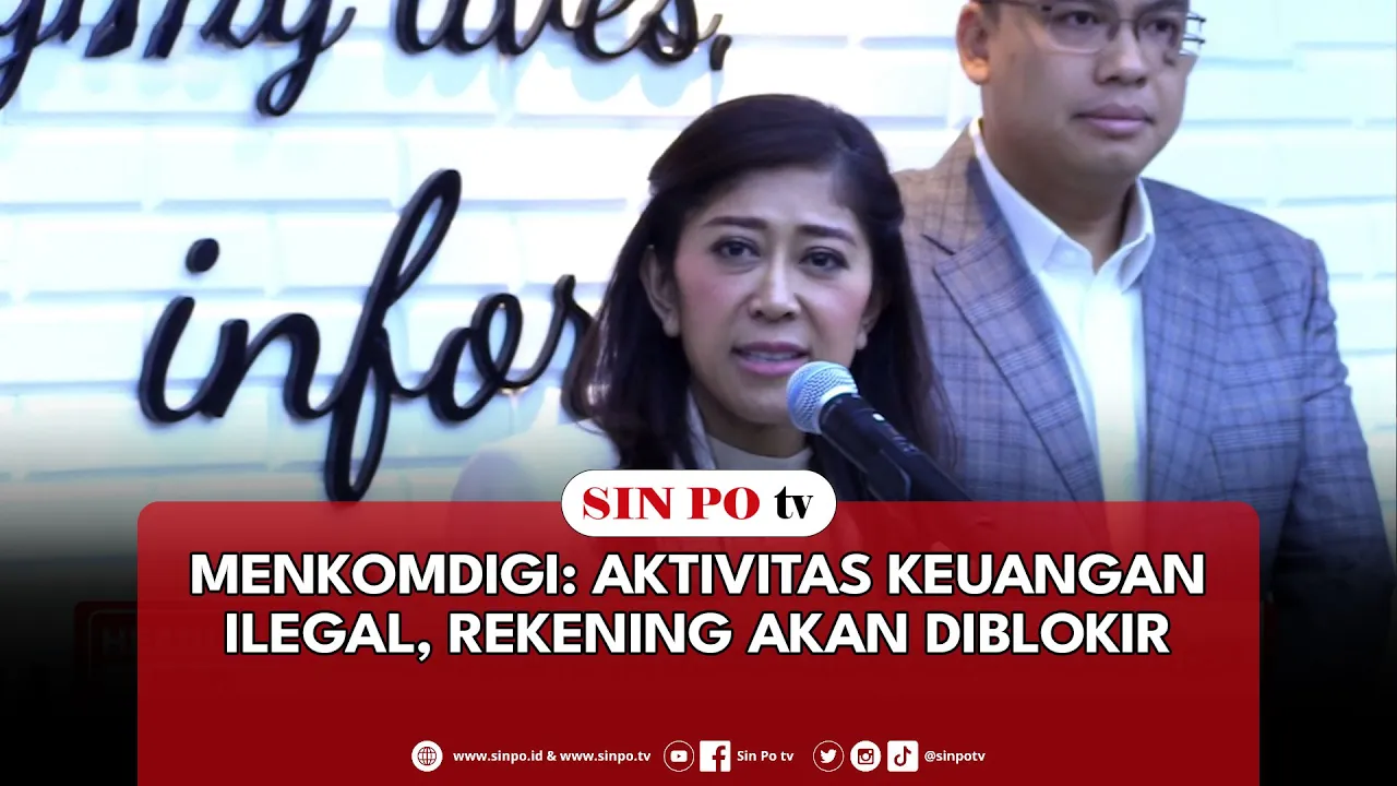 Menkomdigi: Aktivitas Keuangan Ilegal, Rekening Akan Diblokir