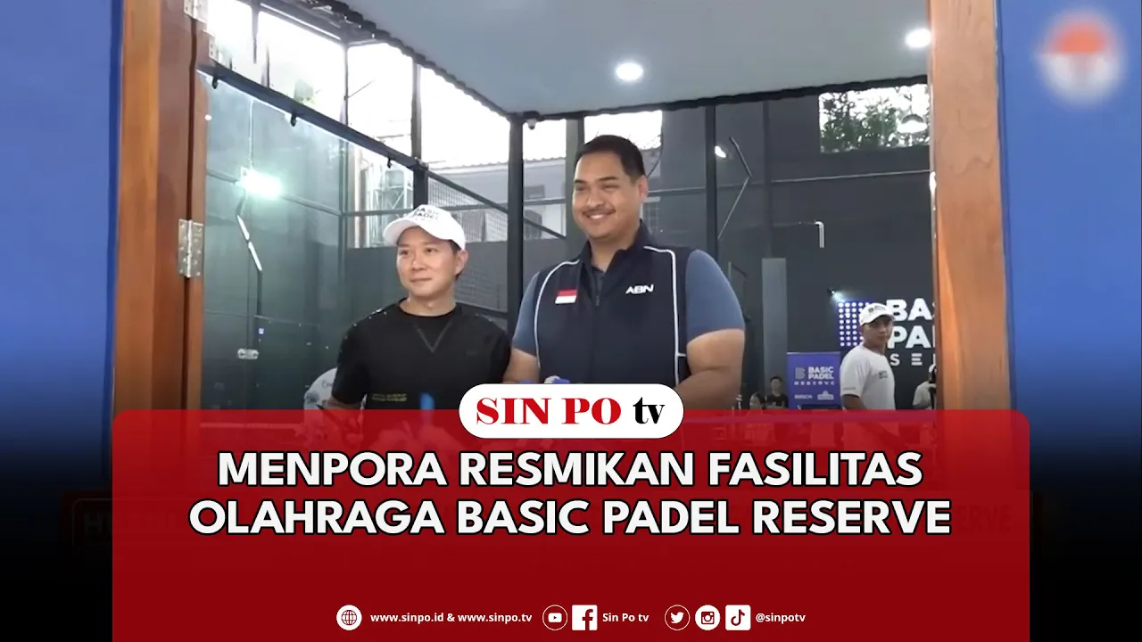 Menpora Resmikan Fasilitas Olahraga Basic Padel Reserve