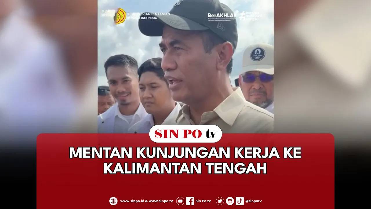 Mentan Kunjungan Kerja Ke Kalimantan Tengah