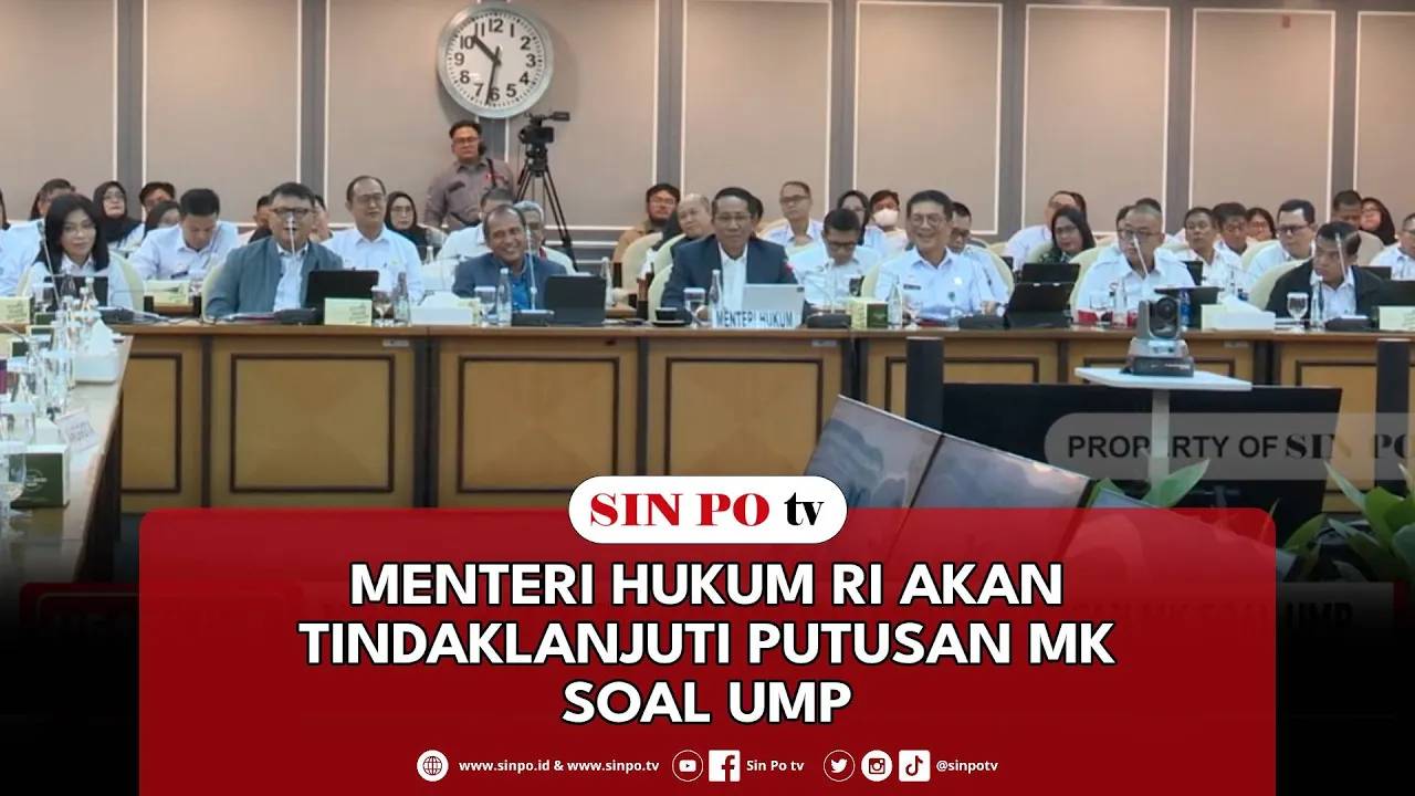 Menteri Hukum RI Akan Tindaklanjuti Putusan MK Soal UMP