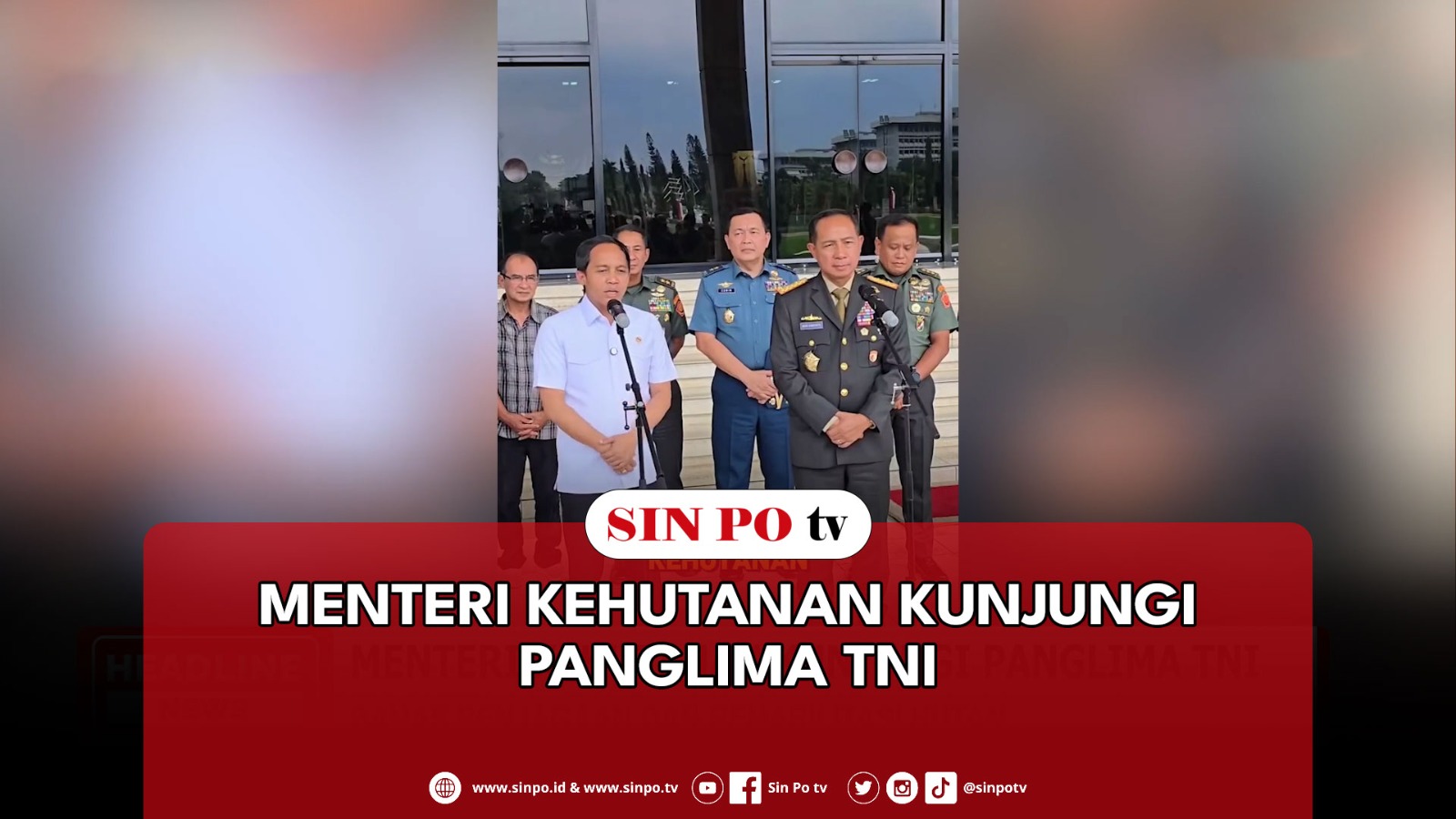 Menteri Kehutanan Kunjungi Panglima TNI