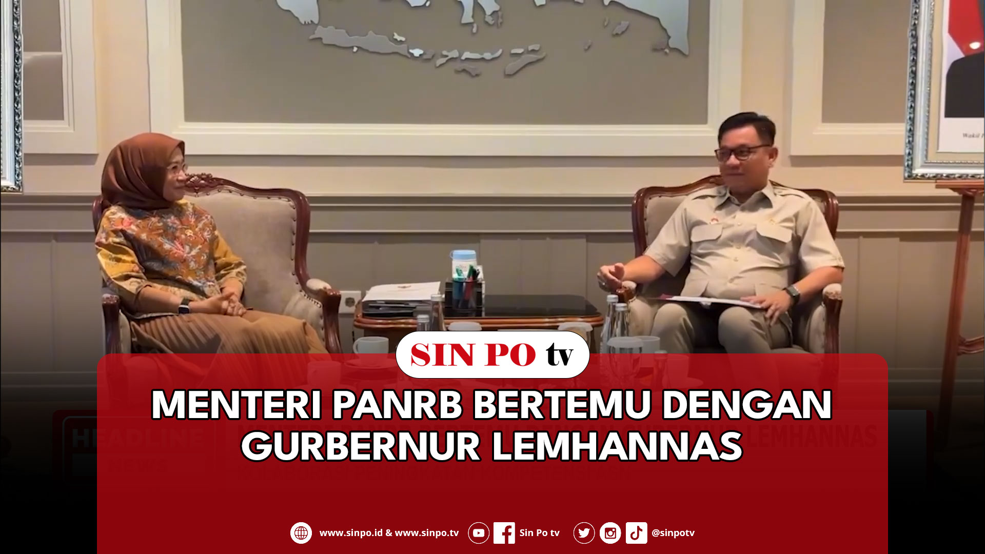 Menteri PANRB Bertemu Dengan Gubernur Lemhannas