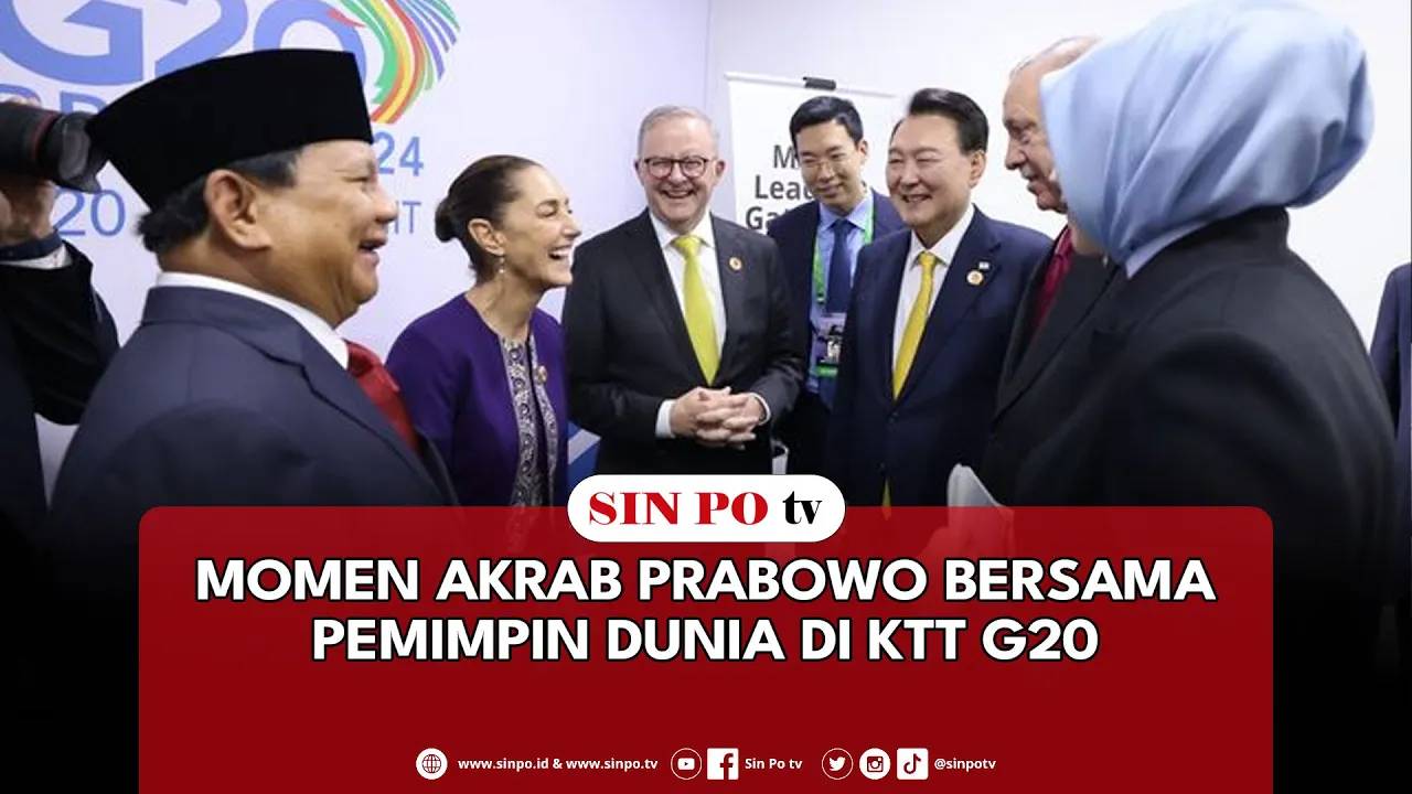 Momen Akrab Prabowo Bersama Pemimpin Dunia Di KTT G20