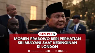 Momen Prabowo Beri Perhatian Sri Mulyani Saat Kedinginan Di London