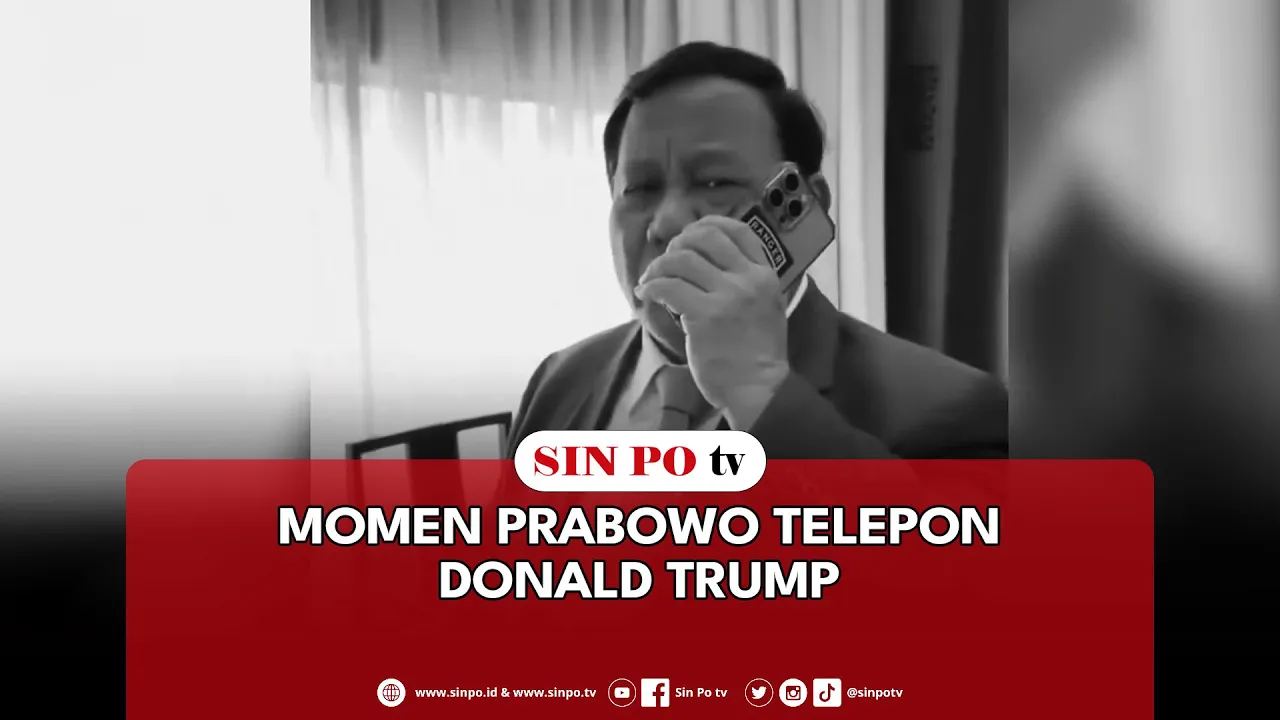 Momen Prabowo Telepon Donald Trump