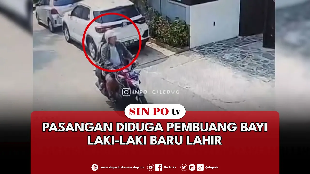 Pasangan Diduga Pembuang Bayi Laki-Laki Baru Lahir