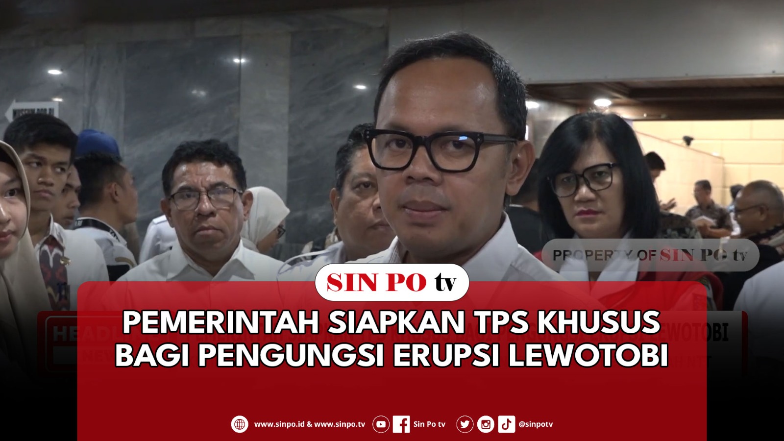 Pemerintah Siapkan TPS Khusus Bagi Pengungsi Erupsi Lewotobi