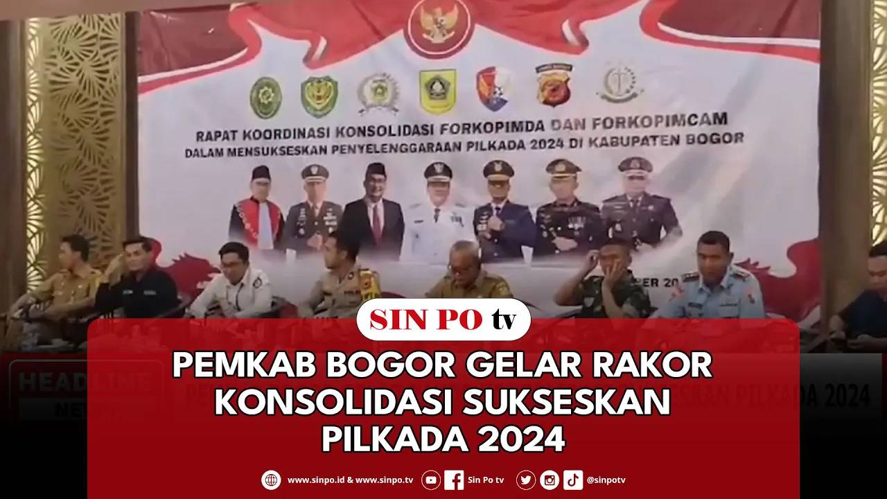 Pemkab Bogor Gelar Rakor Konsolidasi Sukseskan Pilkada 2024