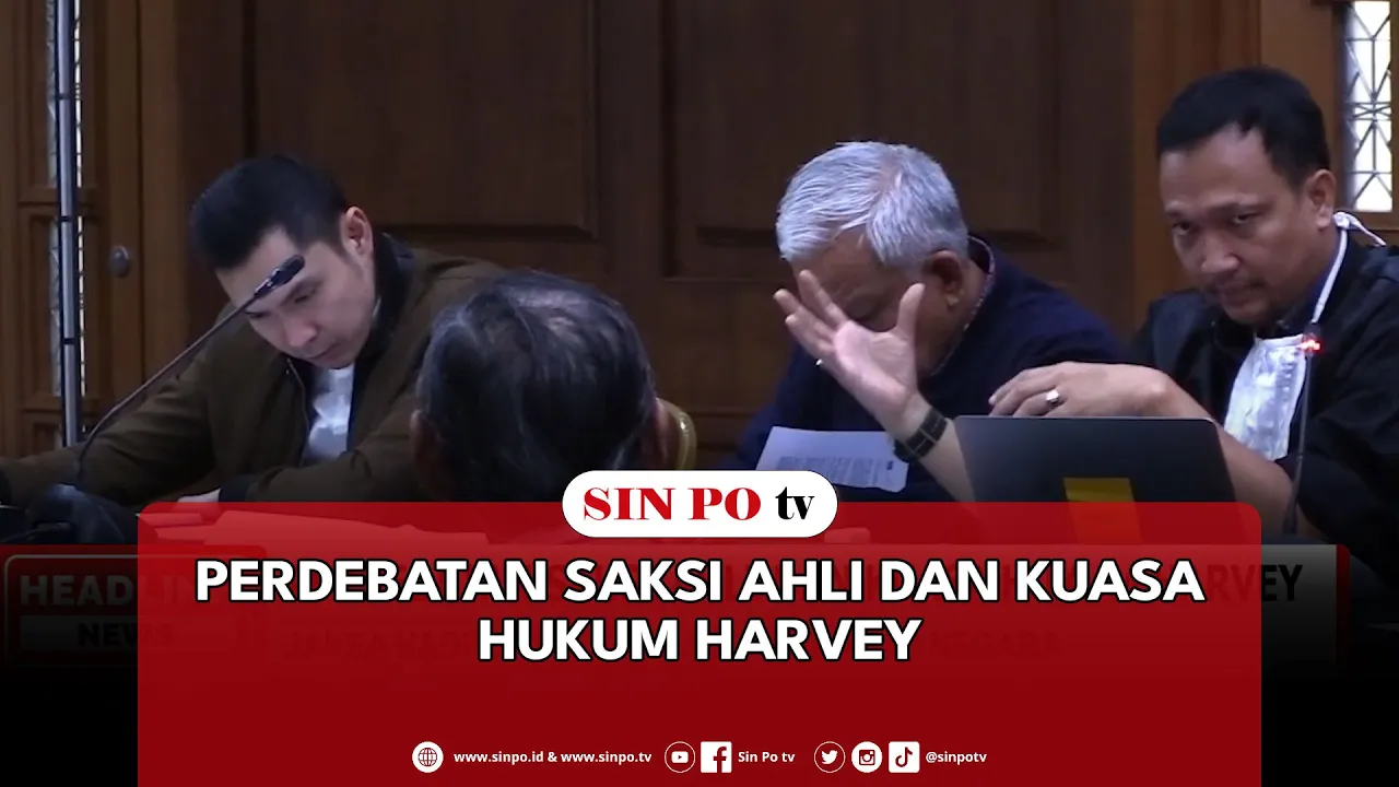 Perdebatan Saksi Ahli Dan Kuasa Hukum Harvey