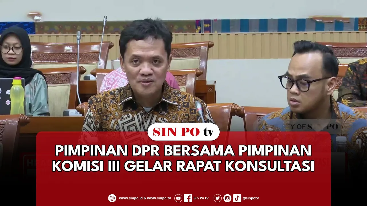 Pimpinan DPR Bersama Pimpinan Komisi III Gelar Rapat Konsultasi