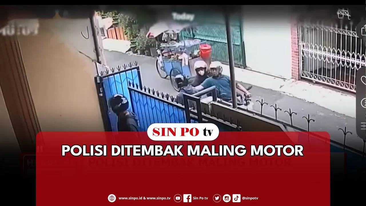 Polisi Ditembak Maling Motor