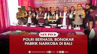 Polri Berhasil Bongkar Pabrik Narkoba Di Bali