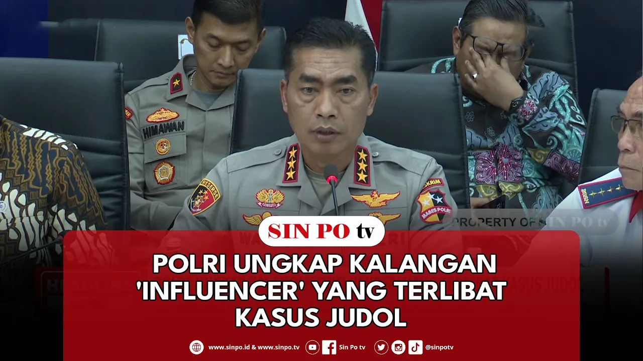 Polri Ungkap Kalangan 'Influencer' Yang Terlibat Kasus Judol