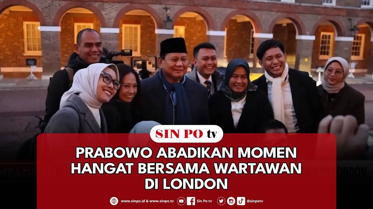 Prabowo Abadikan Momen Hangat Bersama Wartawan Di London