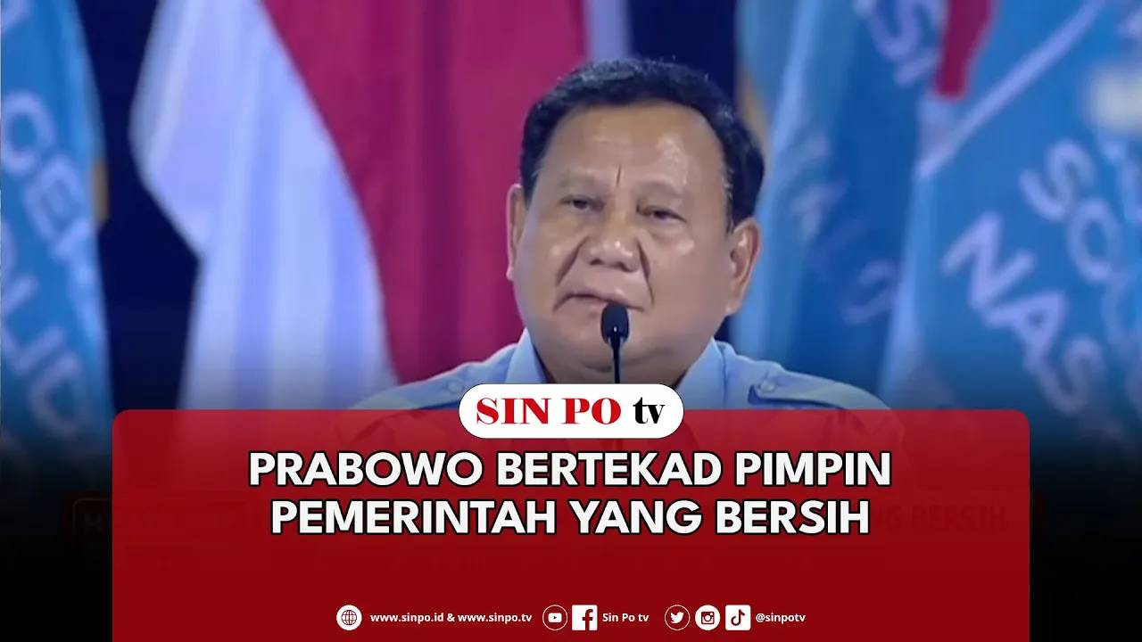 Prabowo Bertekad Pimpin Pemerintah Yang Bersih