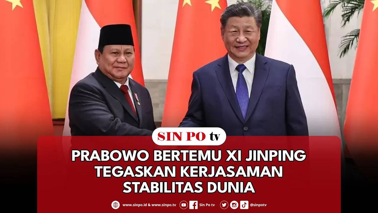 Prabowo Bertemu Xi Jinping Tegaskan Kerjasaman Stabilitas Dunia