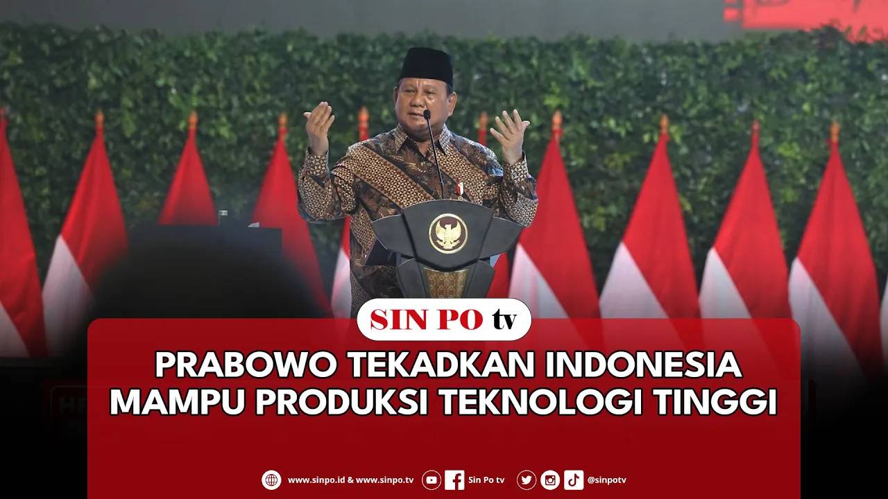 Prabowo Tekadkan Indonesia Mampu Produksi Teknologi Tinggi