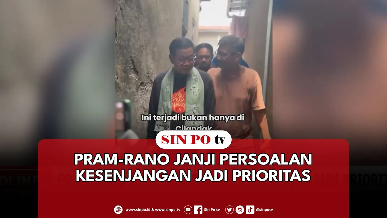 Pram-Rano Janji Persoalan Kesenjangan Jadi Prioritas