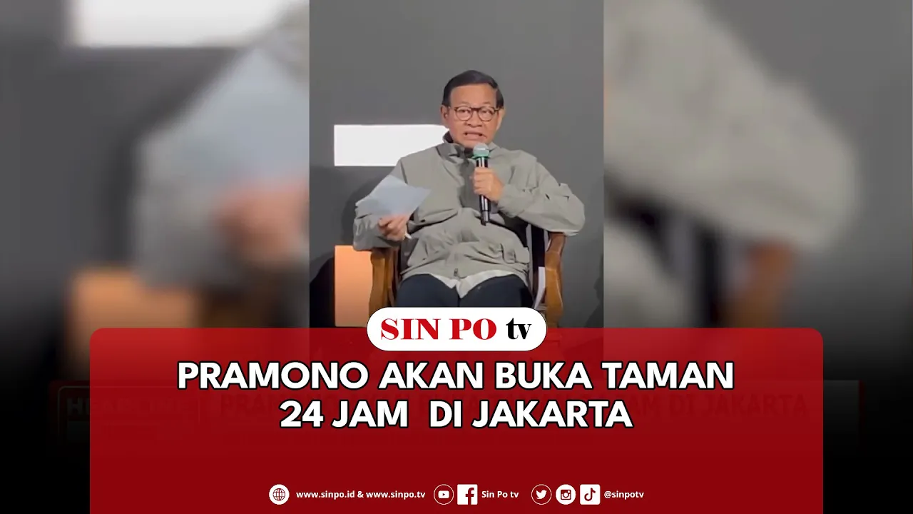 Pramono Akan Buka Taman 24 Jam Di Jakarta