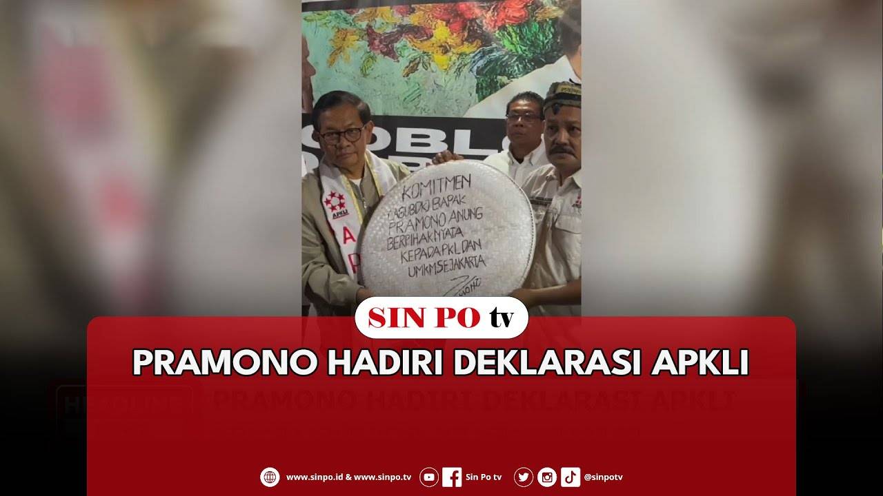 Pramono Hadiri Deklarasi APKLI