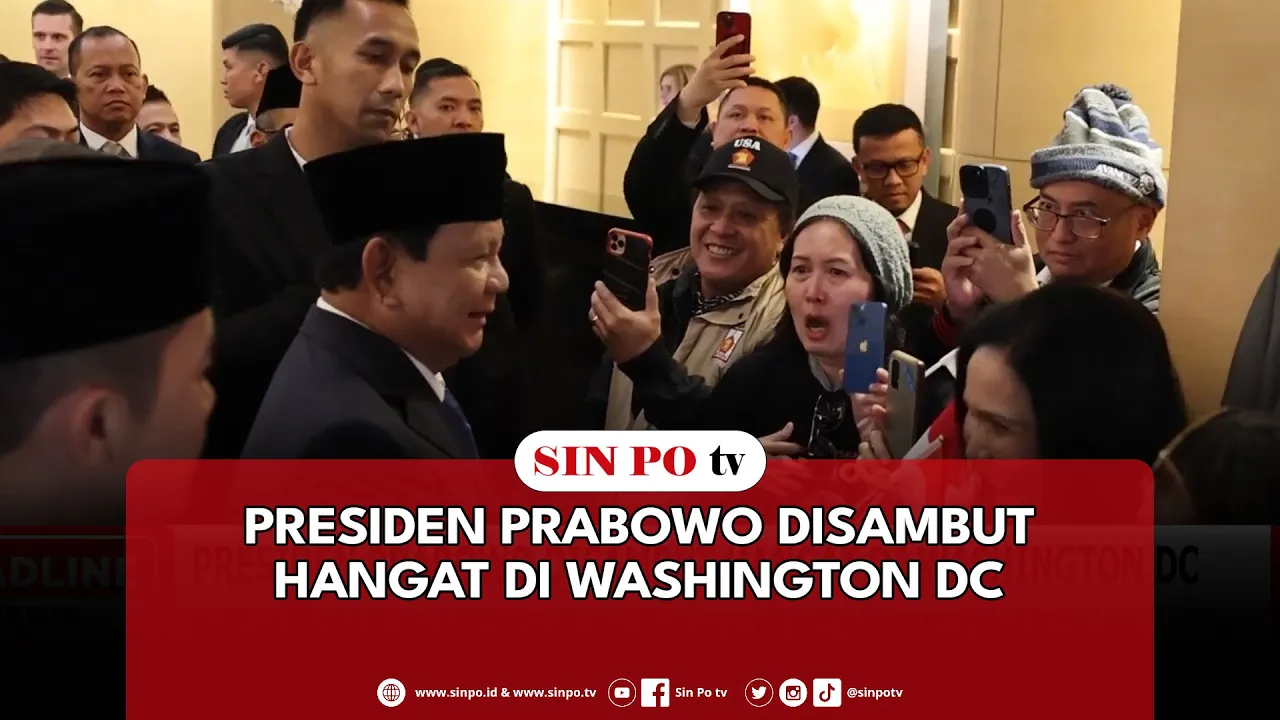 Presiden Prabowo Disambut Hangat Di Washington DC