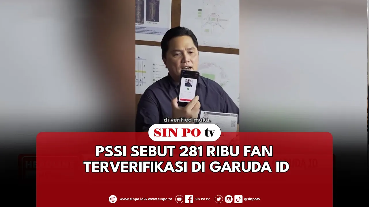 PSSI Sebut 281 Ribu Fan Terverifikasi Di Garuda ID