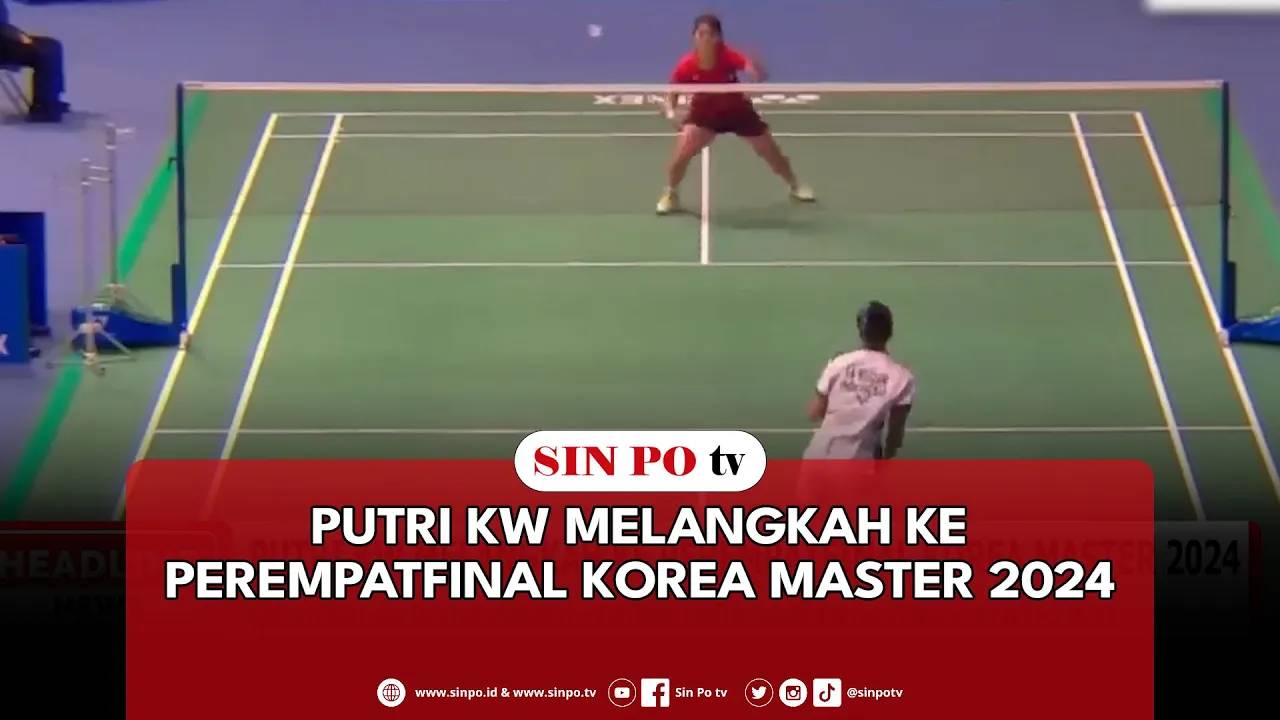 Putri KW Melangkah Ke Perempatfinal Korea Master 2024