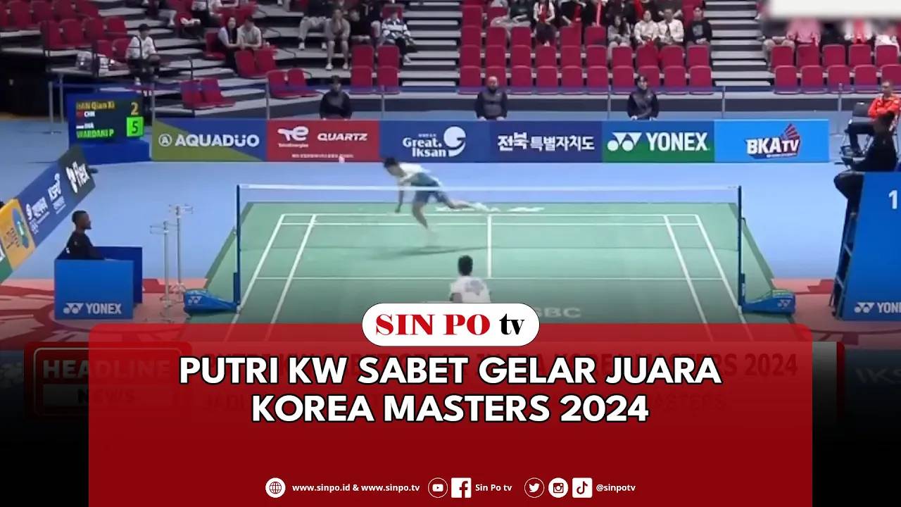 Putri KW Sabet Gelar Juara Korea Masters 2024